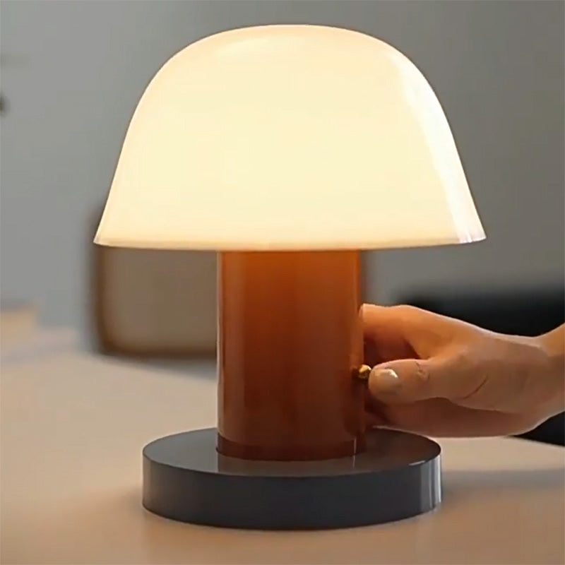 LED table lamp,touch mushroom lamp,rechargeable bedside lamp,dimmable ambient night light,bedroom living room desktop decoration.