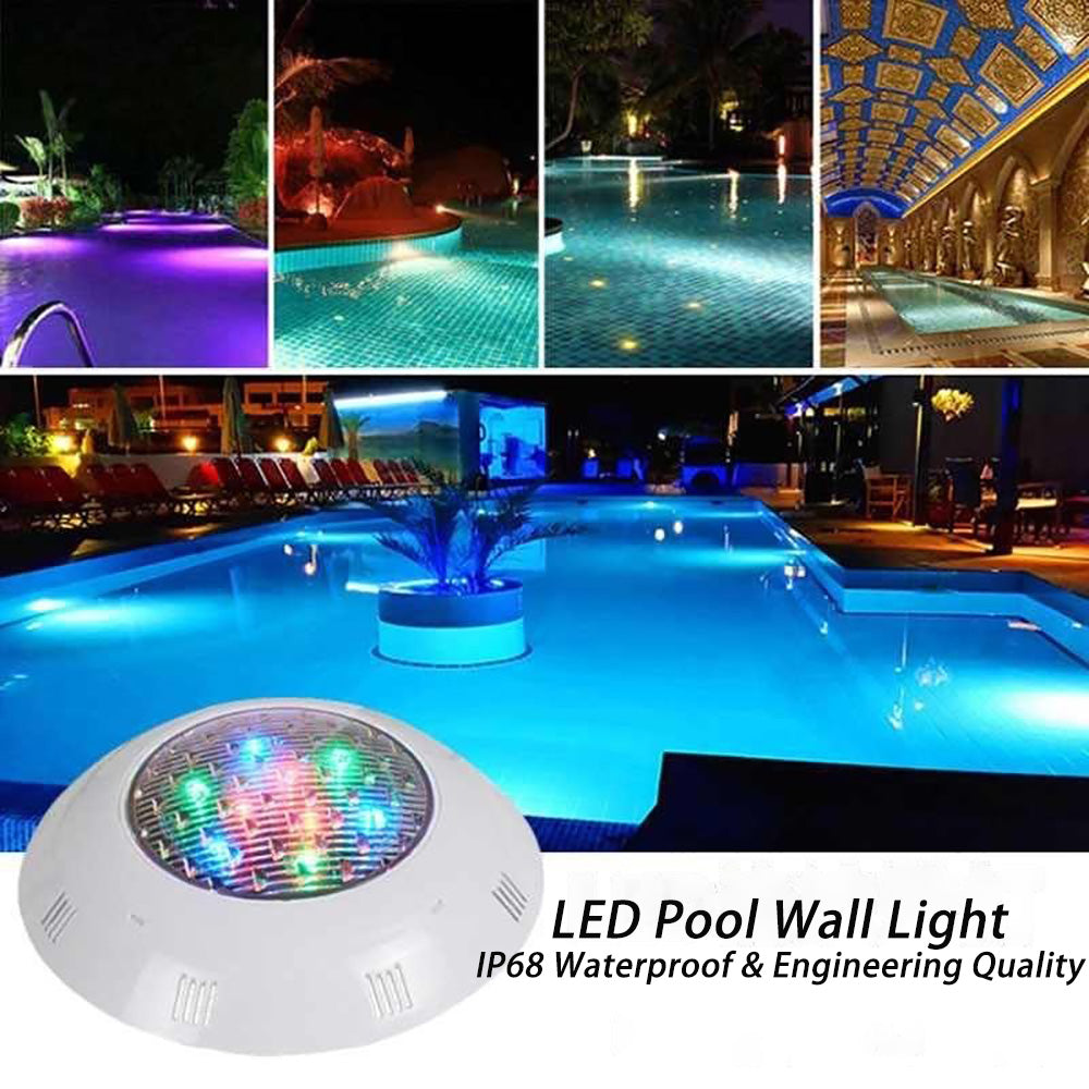IP68 Outdoor Waterproof Underwater Light, Swimming Pool Underwater Wall Mounted Ambient Light