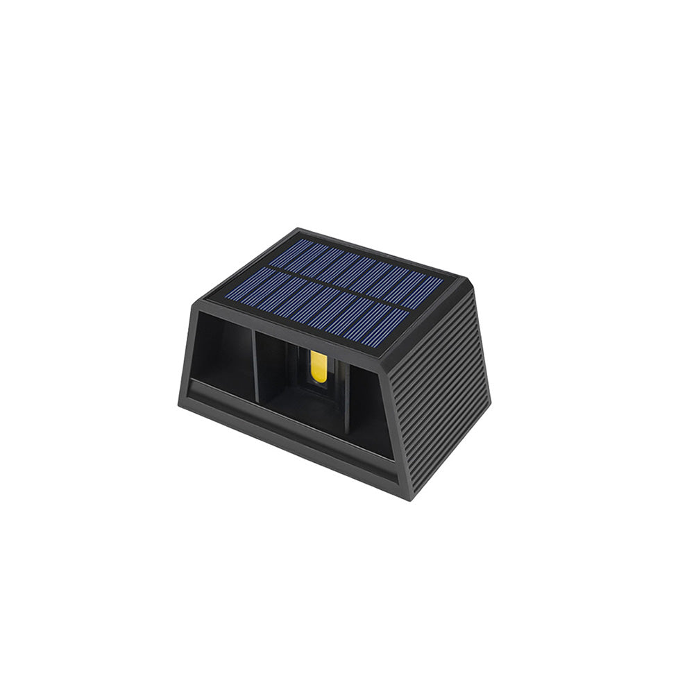 Outdoor solar wall light, garden waterproof fence decorative wall wash light