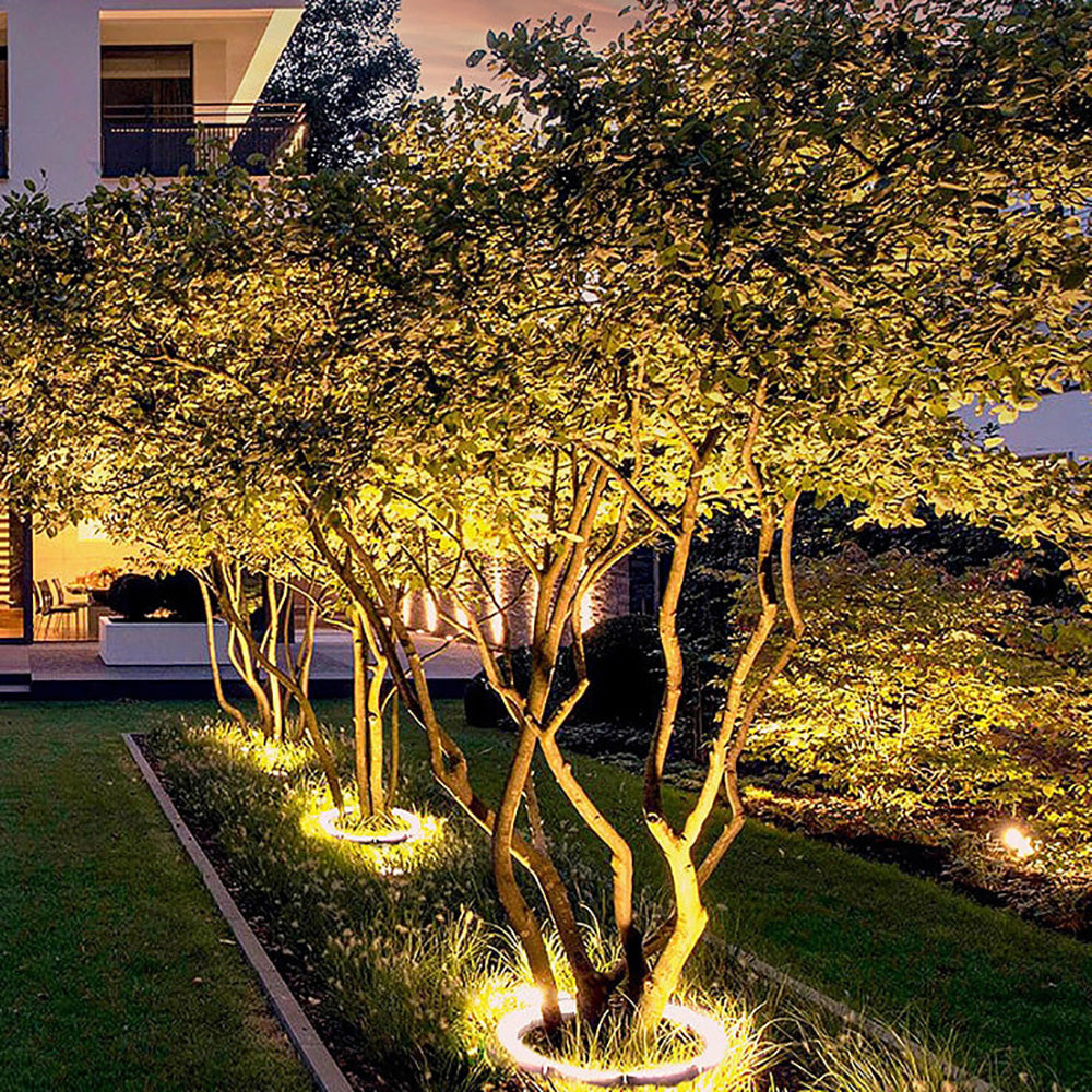 RGB Outdoor Tree Hugger Lights, IP65 Waterproof Park Landscape Pole Ring Lights