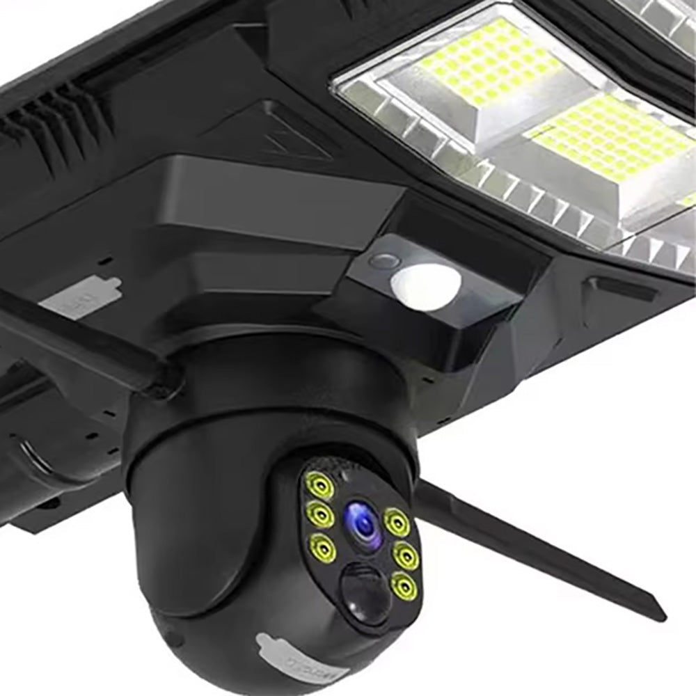 HD camera solar street light, with IP65 waterproof grade support voice chat garden lights