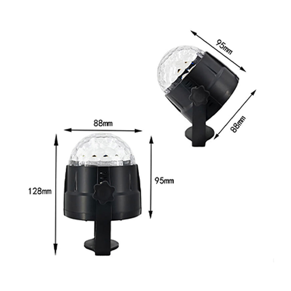 LED Remote Stage Lights, RGB Party Rotating Projection Lights