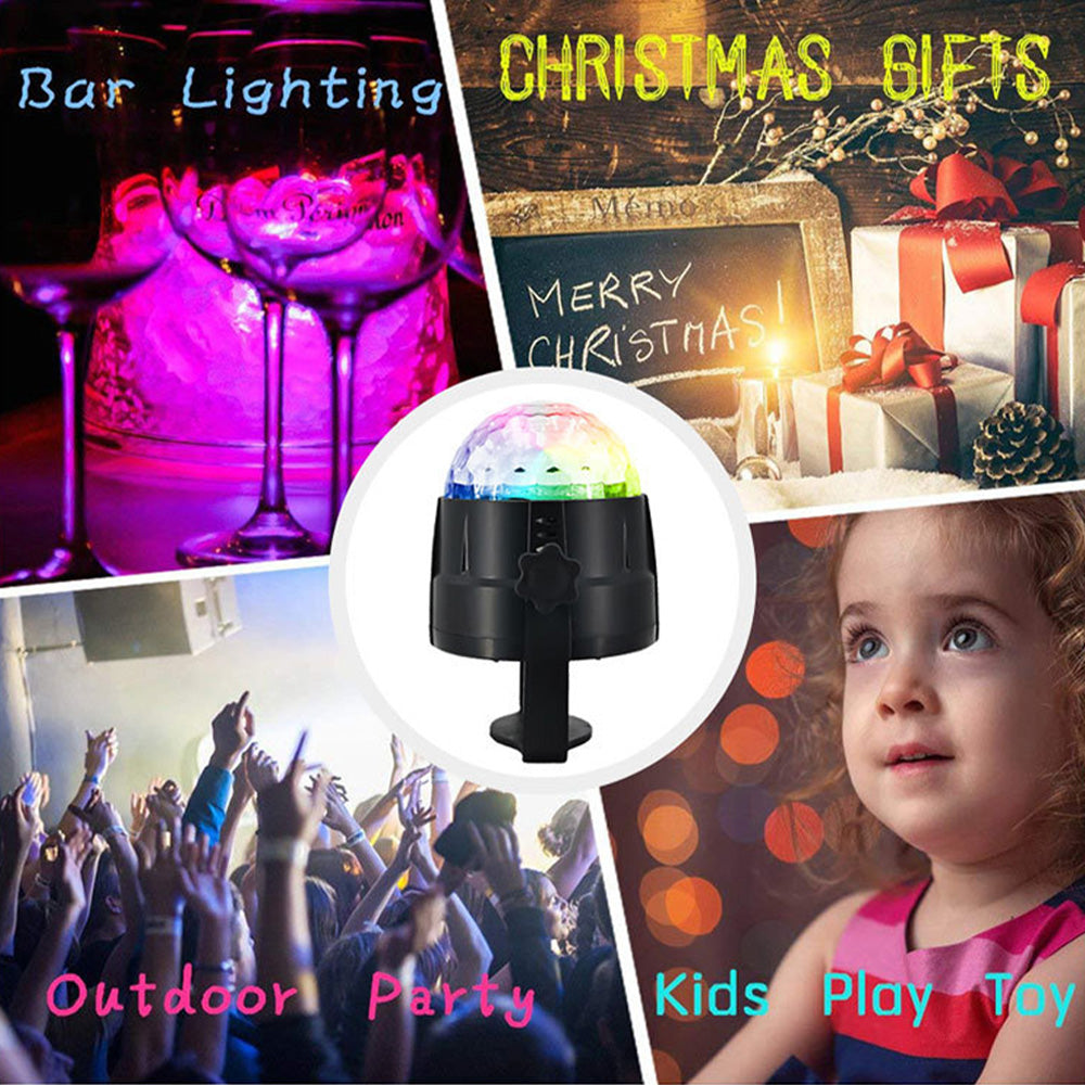 LED Remote Stage Lights, RGB Party Rotating Projection Lights
