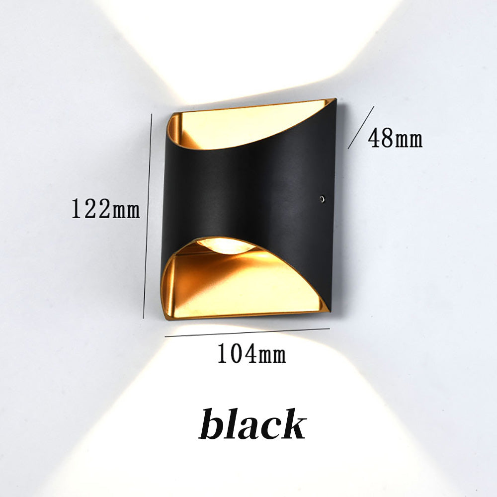 Double Head Outdoor Waterproof Wall Sconce, Hotel Courtyard Exterior Decorative Lights