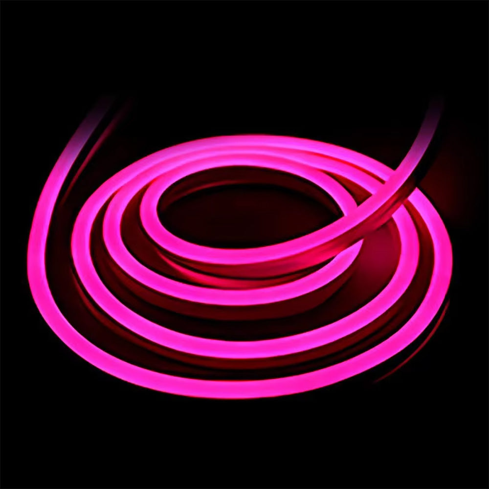 LED strip light, IP67 outdoor waterproof self adhesive color changing ambient neon silicone advertising light