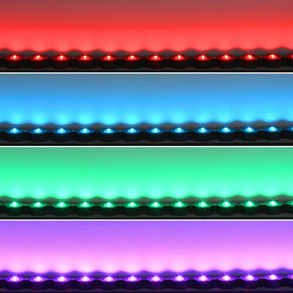 LED Outdoor Wall Washer Lights, Outdoor Waterproof Collapsible Chain Tree Hugger Lights