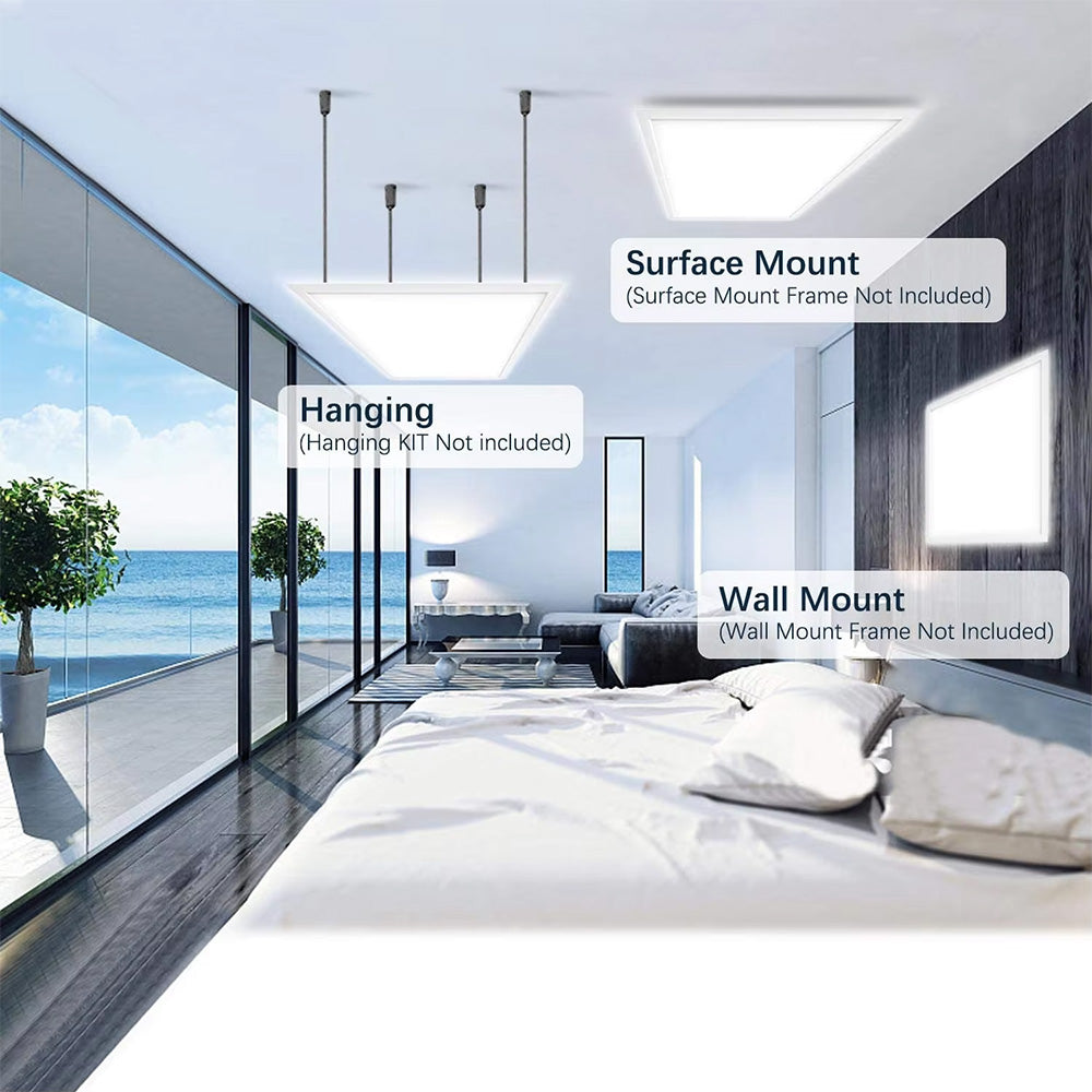 Smart LED Panel Light with RGBW Color Changing Graffiti, Ceiling Light Easy to Control with APP and WiFi