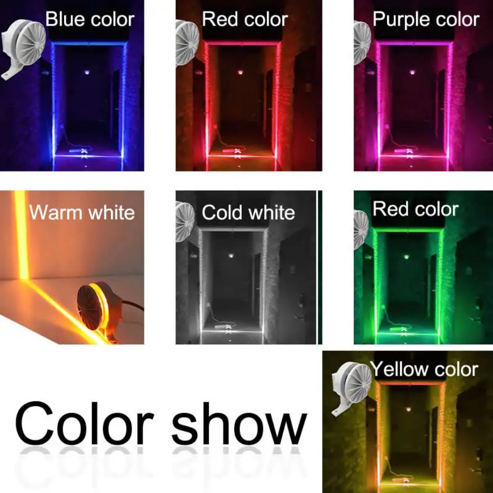 LED Warm Color Window Sill Light, Hotel Corridor 360° Lighting Light