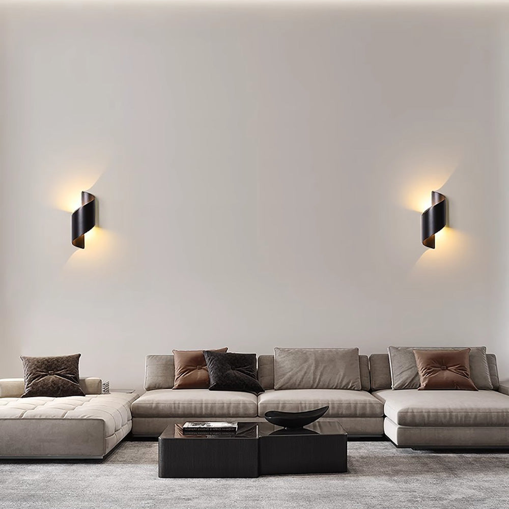Creative Geometric Bedroom Wall Sconce, Artistic Decorative Lamp for Living Room