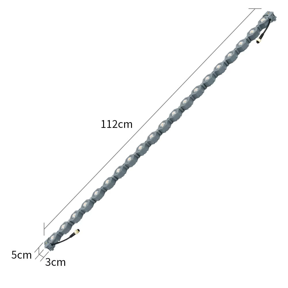 LED Outdoor Wall Washer Lights, Outdoor Waterproof Collapsible Chain Tree Hugger Lights