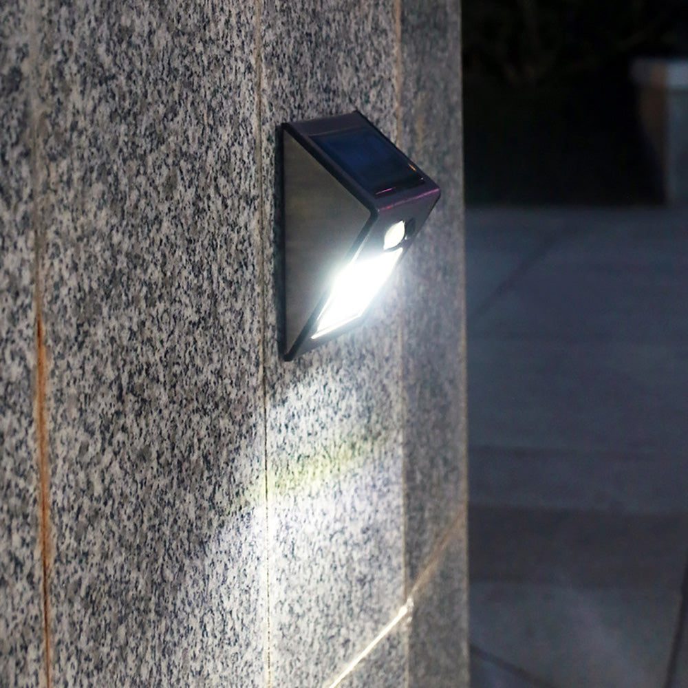 Solar Outdoor Garden Light, LED Body Sensor Wall Light, Home Waterproof Lighting