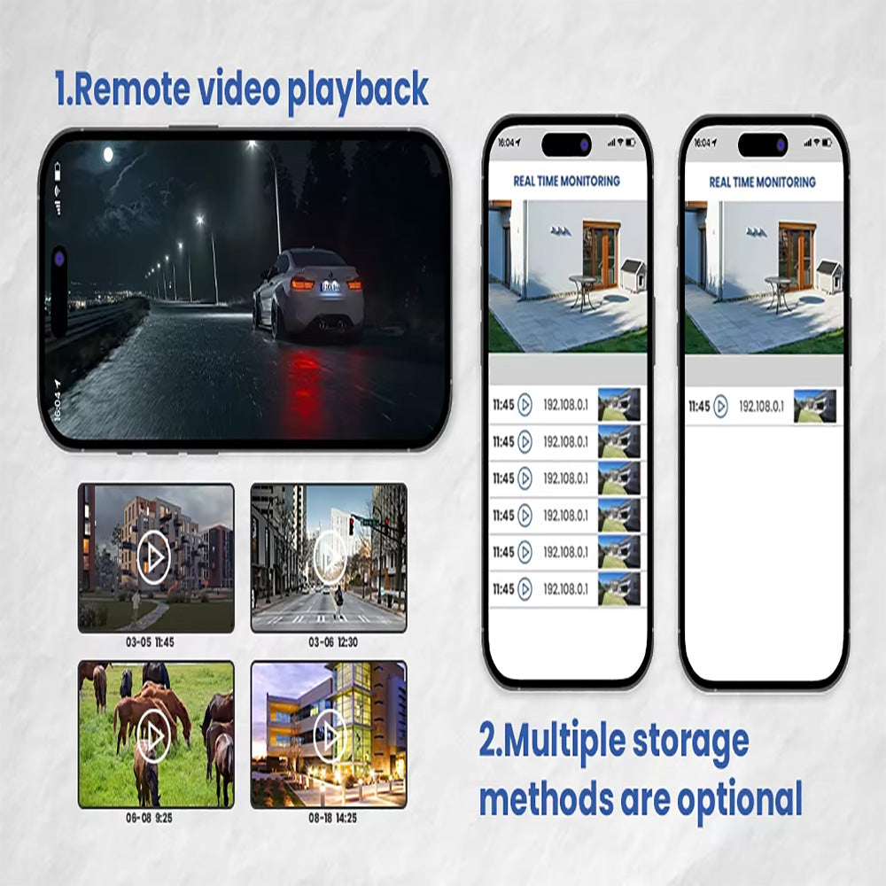 HD camera solar street light, with IP65 waterproof grade support voice chat garden lights