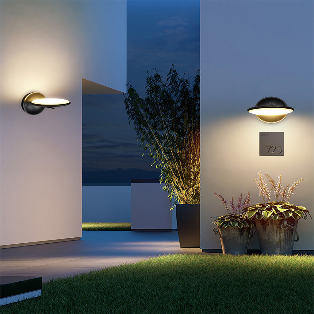 Outdoor waterproof wall lamp, bedroom self-adjustable bedside lamp living room corridor aisle light