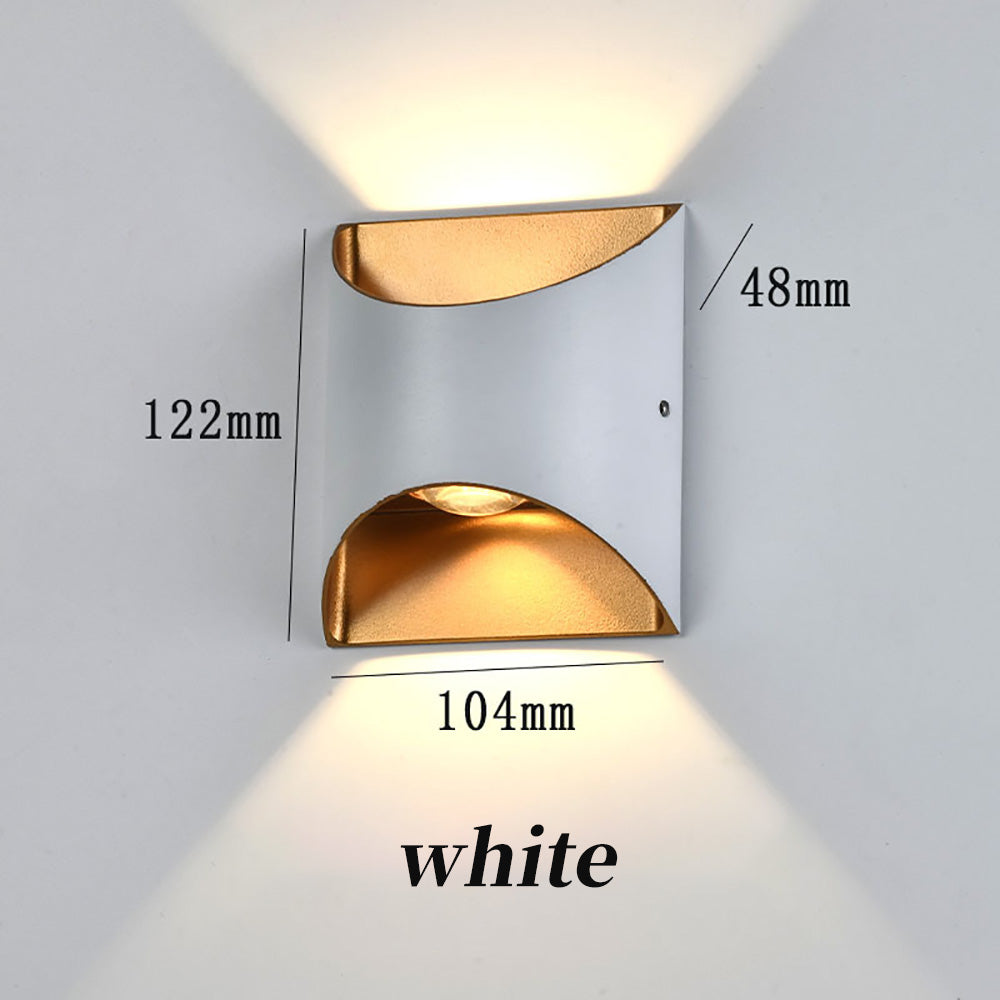Double Head Outdoor Waterproof Wall Sconce, Hotel Courtyard Exterior Decorative Lights