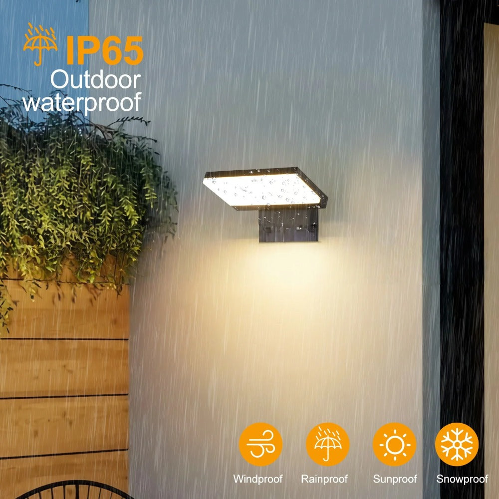 Outdoor Waterproof Wall Sconce, Rotatable and Adjustable Decorative Lighting.