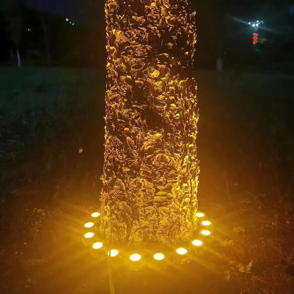 LED Outdoor Wall Washer Lights, Outdoor Waterproof Collapsible Chain Tree Hugger Lights
