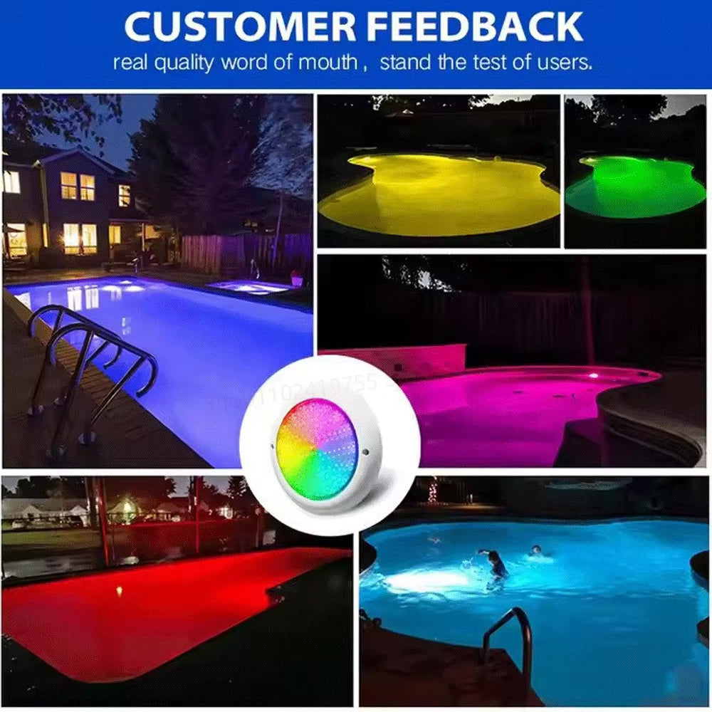 IP65 Outdoor Waterproof Underwater Lights, Pool Party Atmosphere Sense Decoration Lights