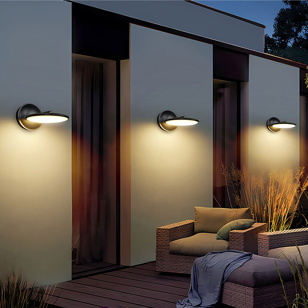Outdoor waterproof wall lamp, bedroom self-adjustable bedside lamp living room corridor aisle light