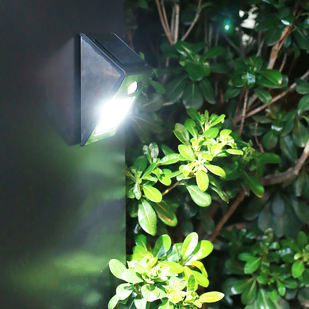 Solar Outdoor Garden Light, LED Body Sensor Wall Light, Home Waterproof Lighting