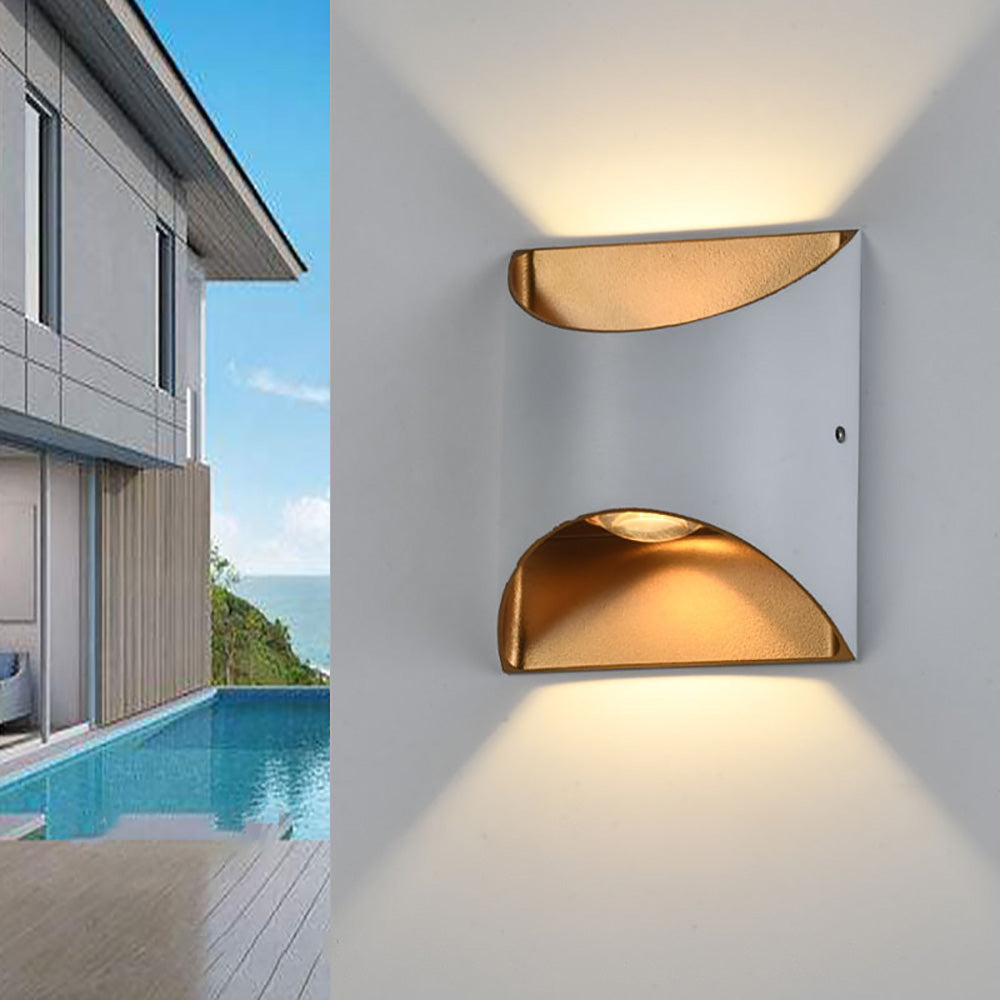 Double Head Outdoor Waterproof Wall Sconce, Hotel Courtyard Exterior Decorative Lights