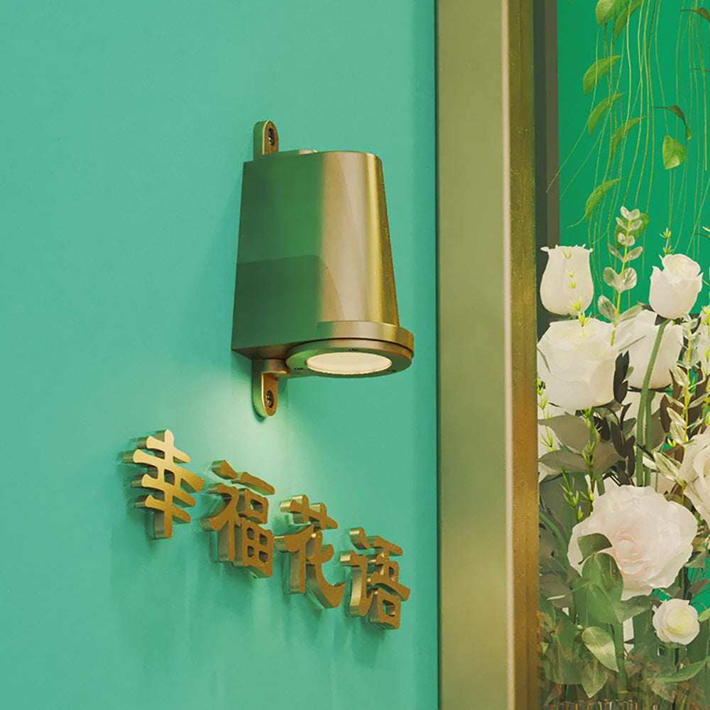 Outdoor magnetic wall light, store entrance spotlight, courtyard waterproof door sign light
