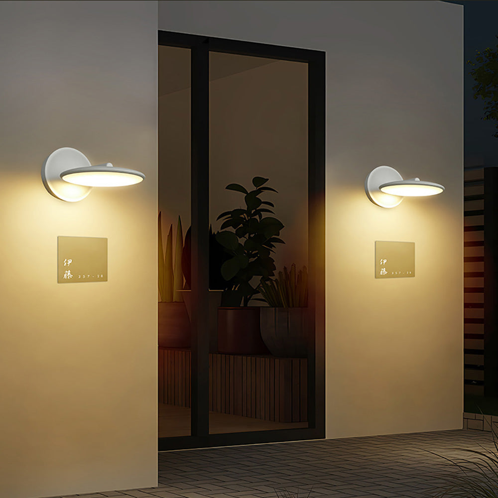 Outdoor waterproof wall lamp, bedroom self-adjustable bedside lamp living room corridor aisle light