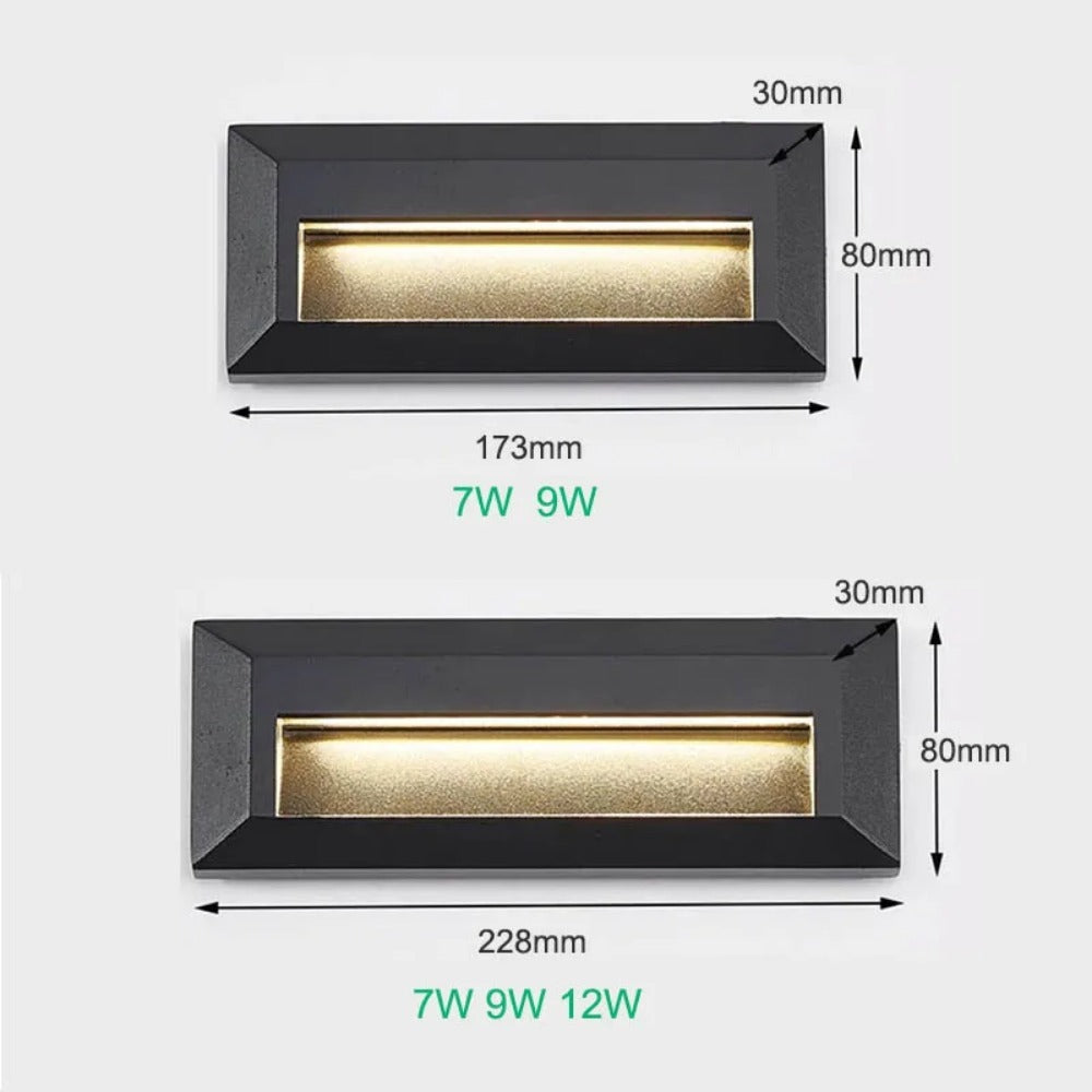IP65 Waterproof Wall Lights, Outdoor Garden Lighting Stair Lights