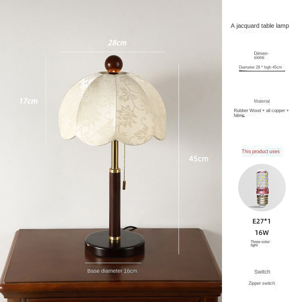 LED American Retro Table Lamp, Wabi-sabi Style B&B Atmosphere Sense Of Decorative Lamps