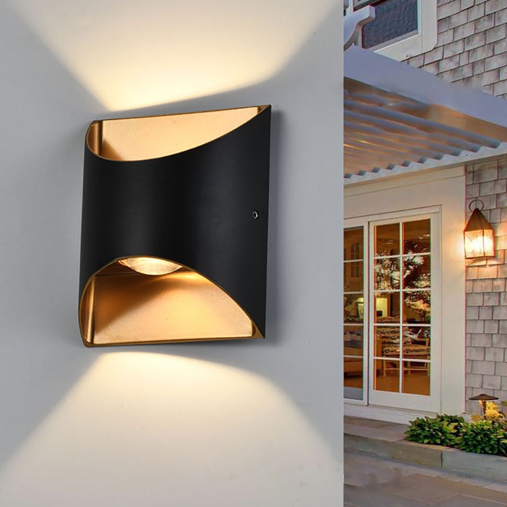 Double Head Outdoor Waterproof Wall Sconce, Hotel Courtyard Exterior Decorative Lights