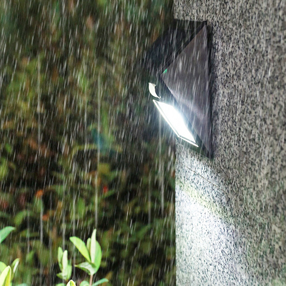Solar Outdoor Garden Light, LED Body Sensor Wall Light, Home Waterproof Lighting