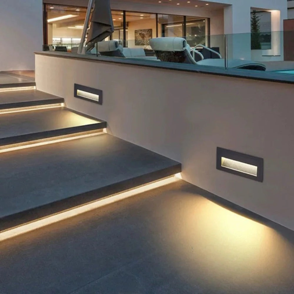 IP65 Waterproof Wall Lights, Outdoor Garden Lighting Stair Lights