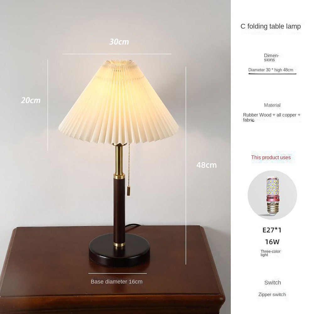LED American Retro Table Lamp, Wabi-sabi Style B&B Atmosphere Sense Of Decorative Lamps