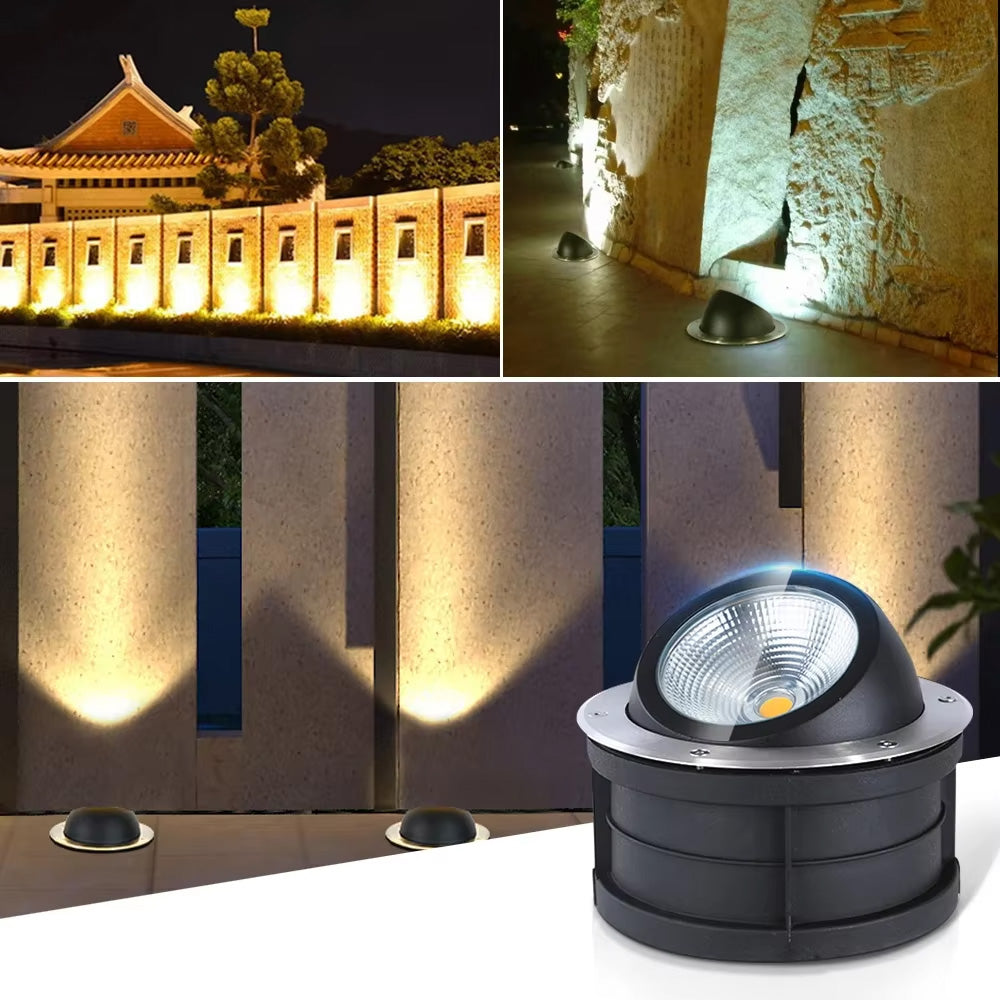 LED Outdoor Underground Light,IP65 Waterproof Landscape Underground Light