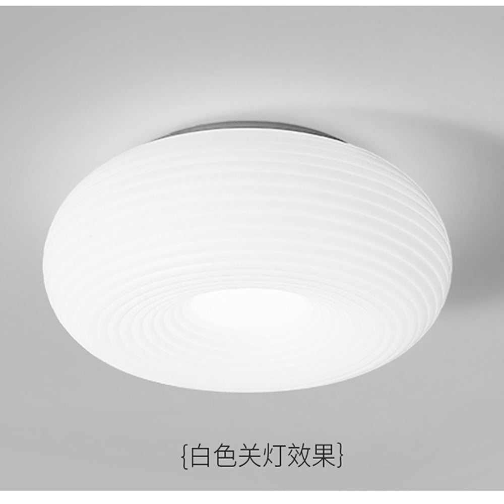 LED Eye Care Ceiling Light, Bedroom Pumpkin Stripe Lighting