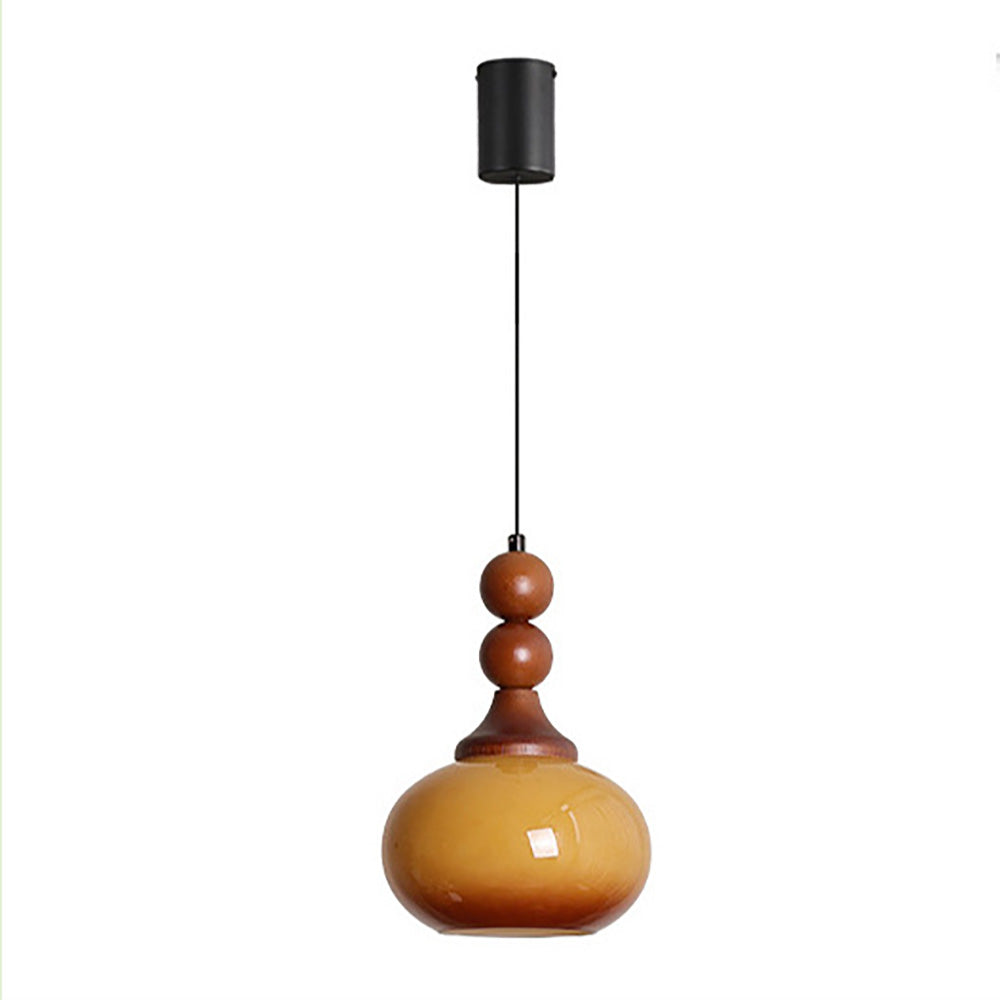 Bedside Gourd Chandelier, Liftable Bedroom Lighting Chandelier