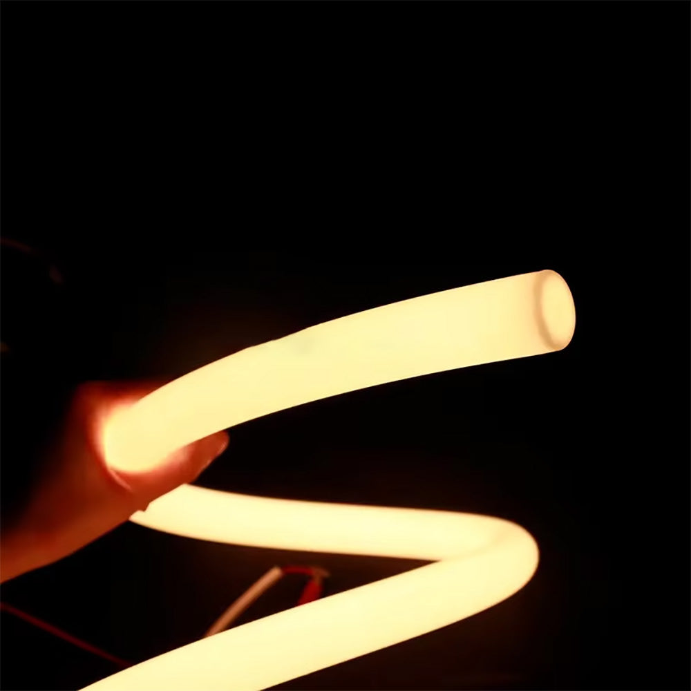 LED Silicone Light Strip, 360° Illumination Flexible Low Voltage Neon Landscape Silicone Tubes