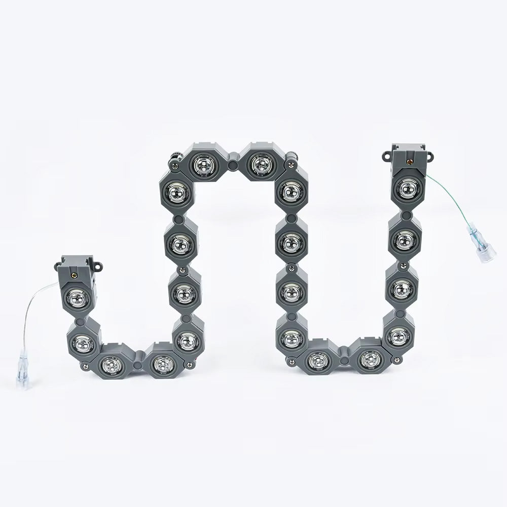 LED Outdoor Wall Washer Lights, Outdoor Waterproof Collapsible Chain Tree Hugger Lights