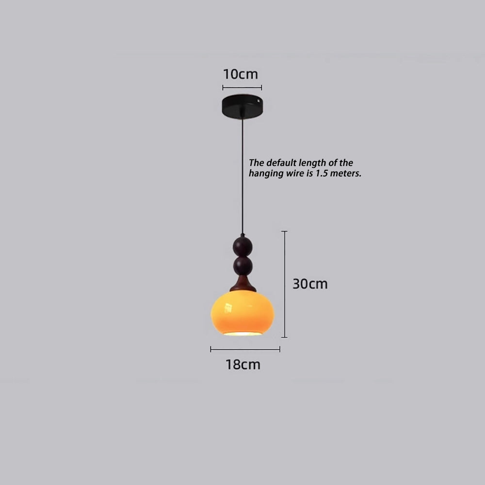 Bedside Gourd Chandelier, Liftable Bedroom Lighting Chandelier