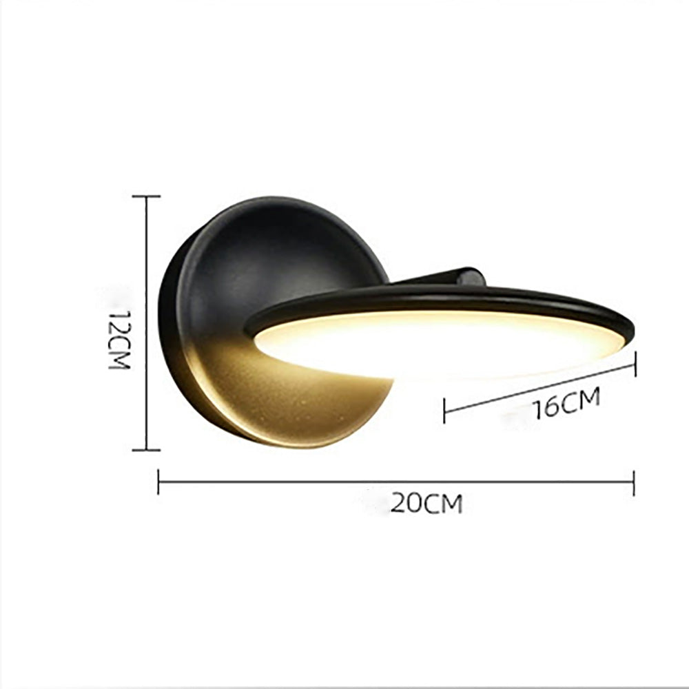 Outdoor waterproof wall lamp, bedroom self-adjustable bedside lamp living room corridor aisle light
