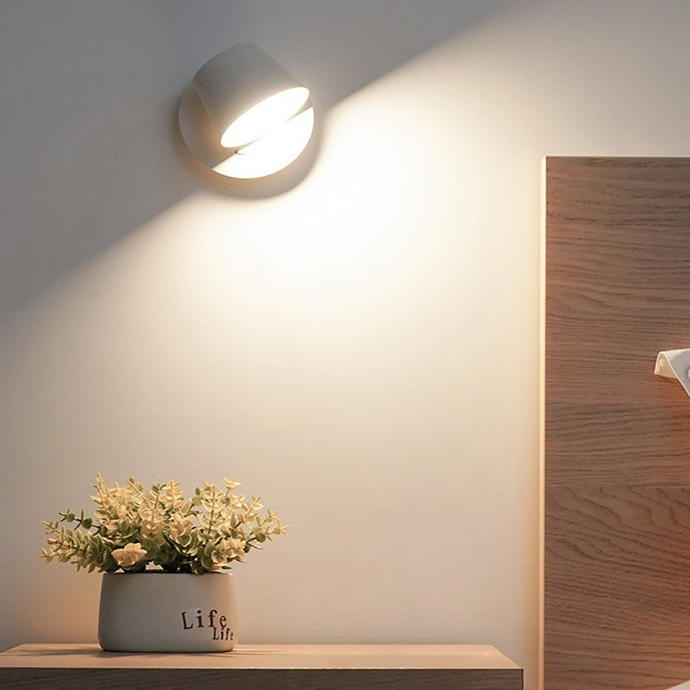 Adjustable Angle LED bedroom wall lamp, living room back wall decorative light