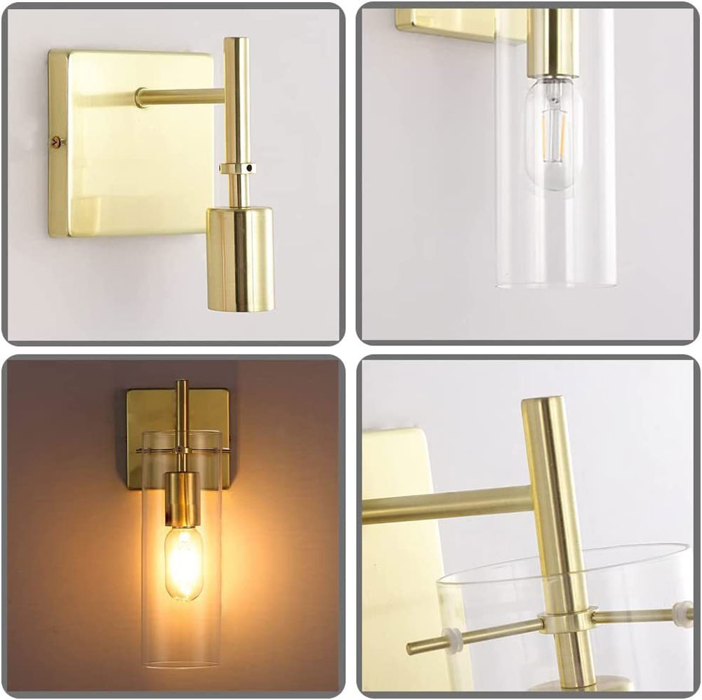 Modern American minimalist wall lamp for bedroom headboard and living room background wall