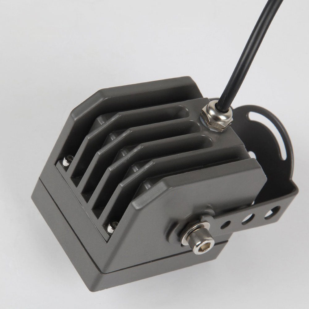 Square 10W Long-Range Narrow-Angle Floodlight Outdoor Waterproof LED Spotlights