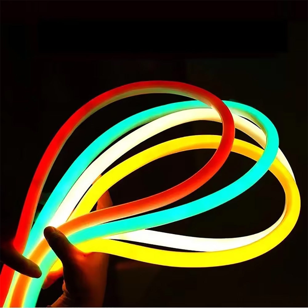 LED Silicone Light Strip, 360° Illumination Flexible Low Voltage Neon Landscape Silicone Tubes