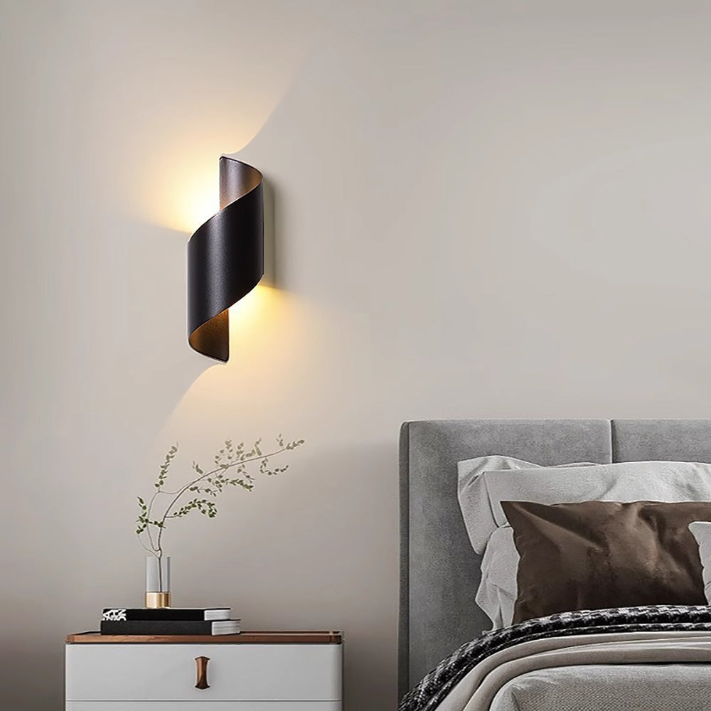 Creative Geometric Bedroom Wall Sconce, Artistic Decorative Lamp for Living Room
