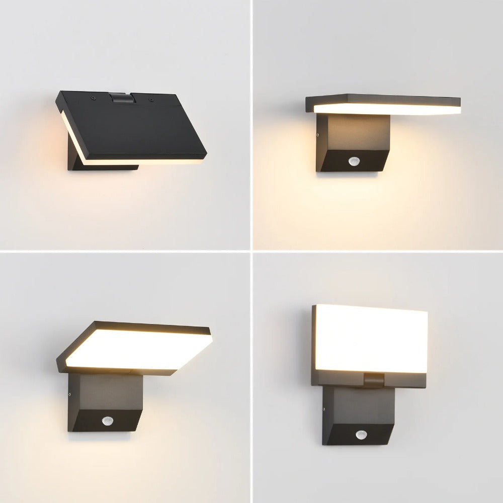 Outdoor Waterproof Wall Sconce, Rotatable and Adjustable Decorative Lighting.