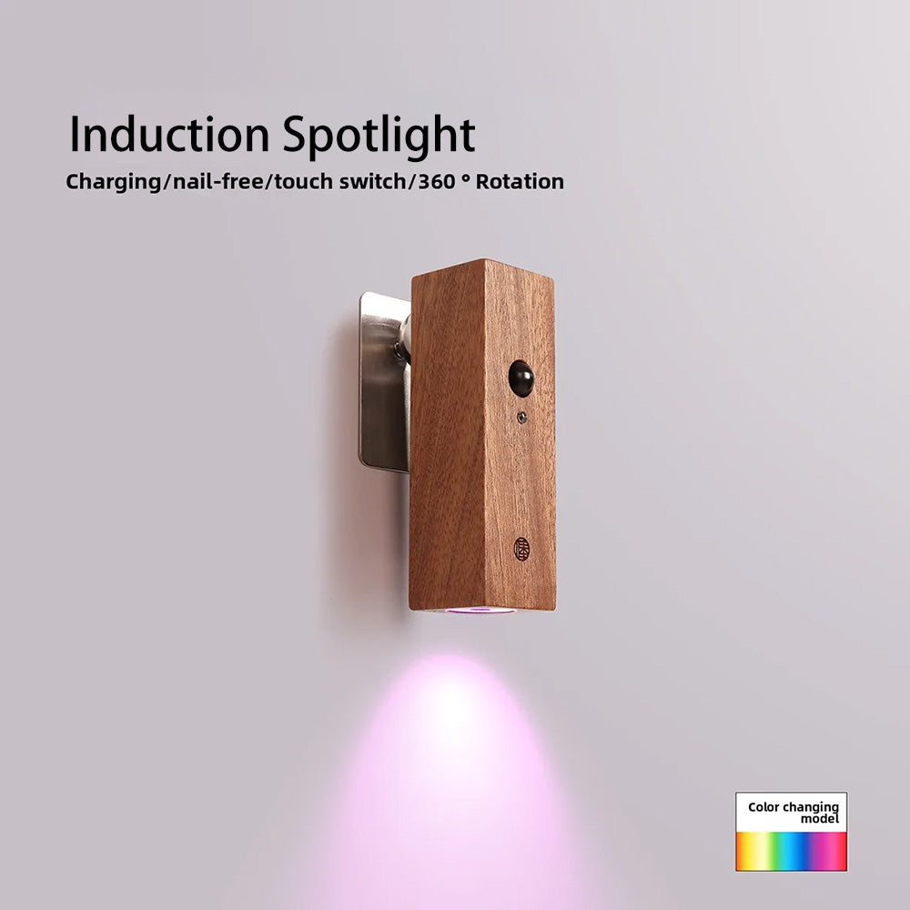 Intelligent Body Sensor Night Light, Magnetic Detachable Bedroom Staircase Wall Sconce