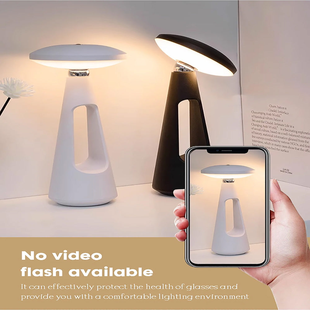 Universal Magnetic Flying Saucer Bedside Lamp with Intelligent 3-Light Ambient Lighting.