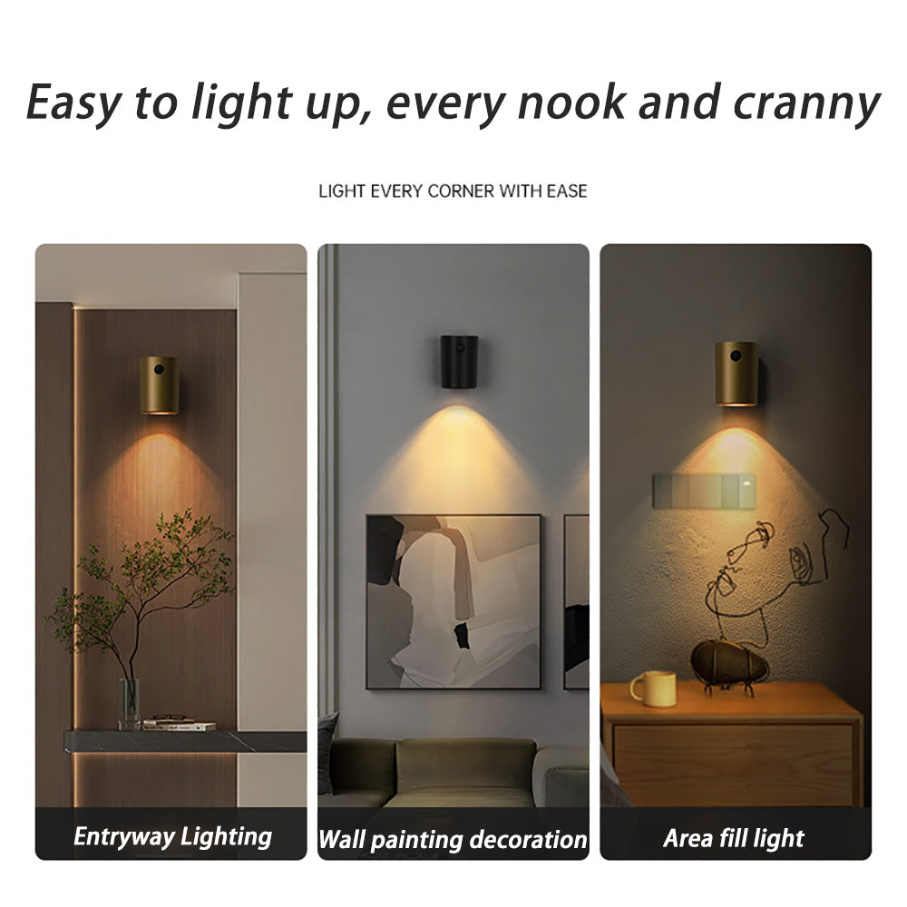 Magnetic induction entry light, bedroom ambient night light, aisle corridor decorative wall light.