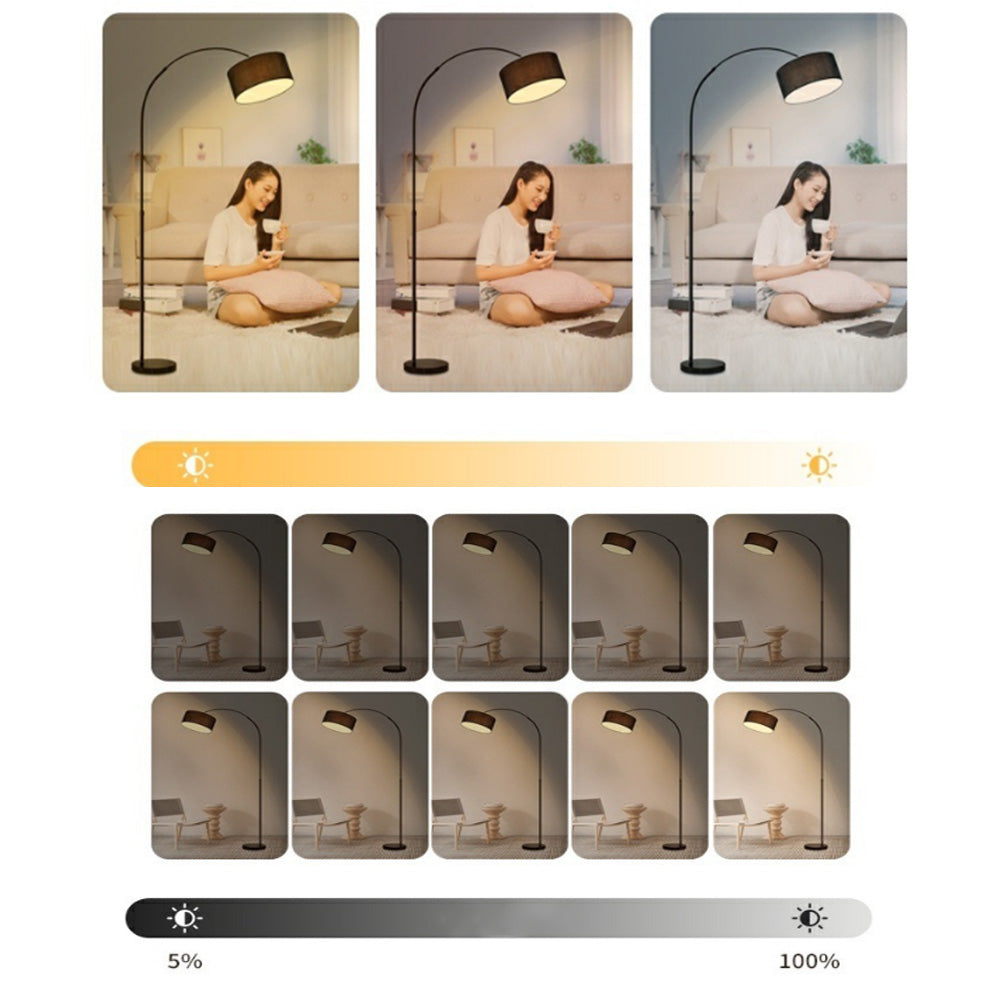 Simple Floor Lamp,12W Dimmable Living Room Bedroom Soft Light.