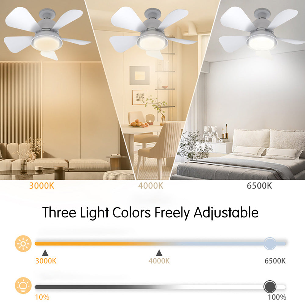 Dimmable Fan Light E26 Screw-in Plug and Play Ceiling Fan Lights